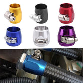 Hex Hose Finisher Clamp for Fuel/Oil/Gas/Air and Water End Cover Fitting 4/6/8/10/12AN